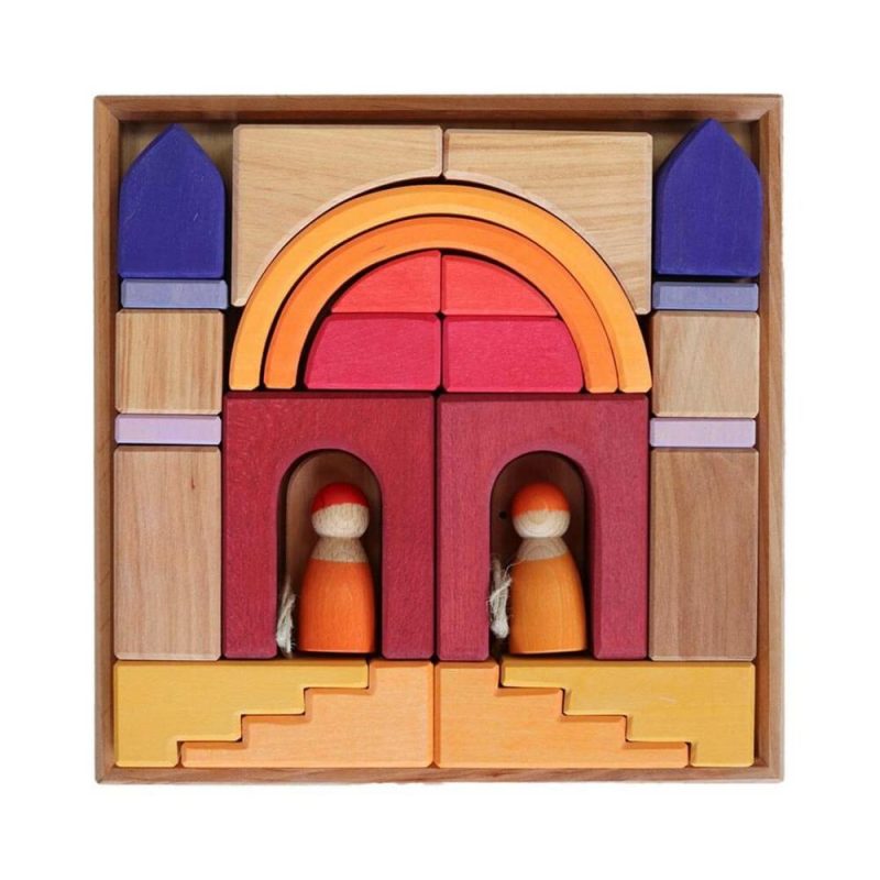 Waldorf Essentials | Wooden Building World Desert Sand Set Waldorf Essentials Waldorf Essentials