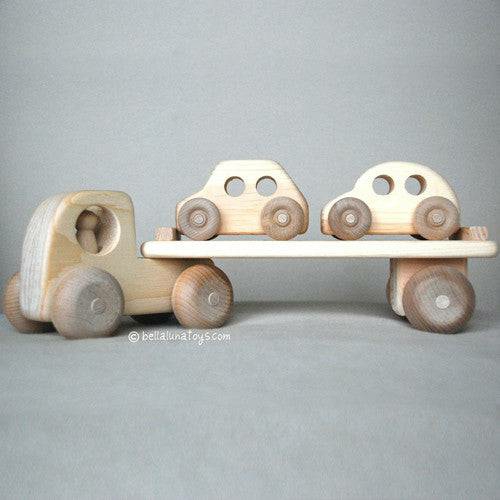 Waldorf Essentials | Wooden Toy Car Carrier Truck Waldorf Essentials Waldorf Essentials