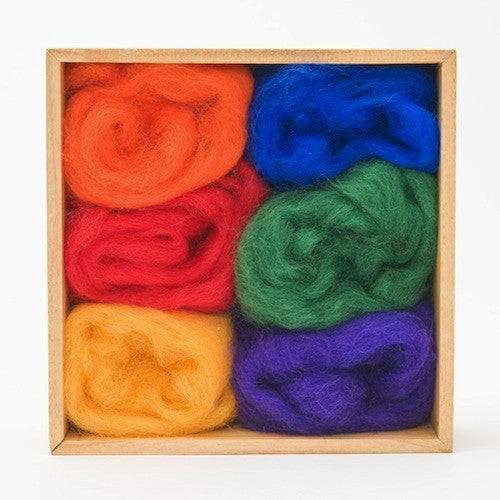 Waldorf Essentials | Wool Roving For Needle Felting Waldorf Essentials Forest & Sky