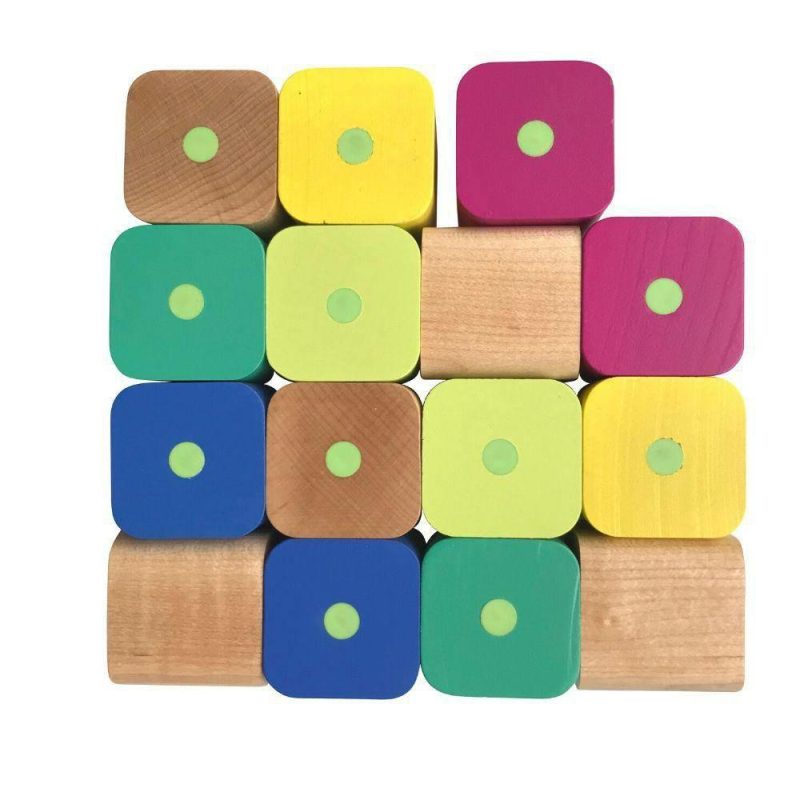 Blocks & Building | Baby’S First Magnetic Wooden Blocks, 15-Piece Set Blocks & Building Blocks & Building