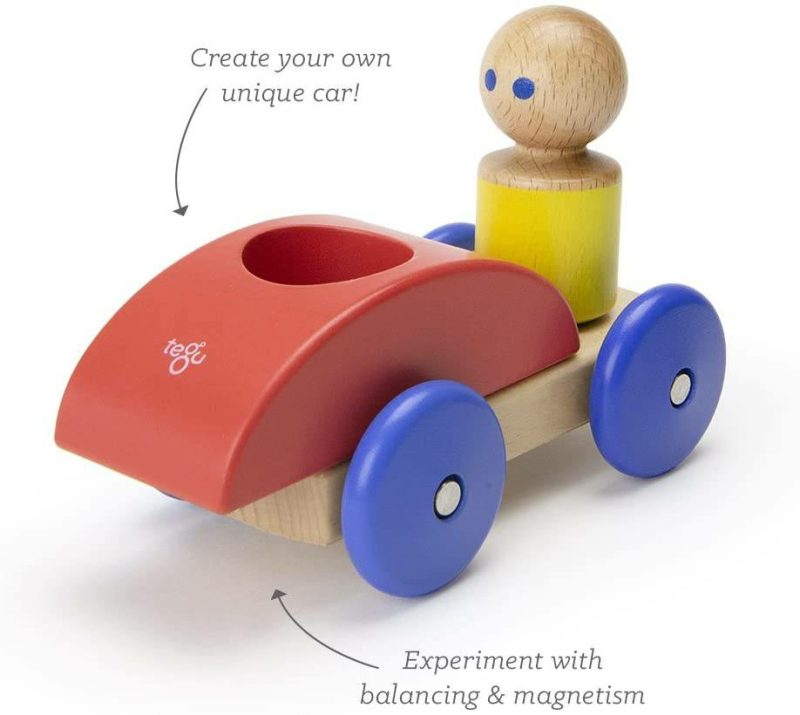 Pretend Play | Wooden Magnetic Racer – Red Pretend Play Pretend Play