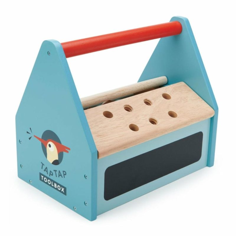 Pretend Play | Wooden Tap Tap Tool Box Play Set Pretend Play Pretend Play