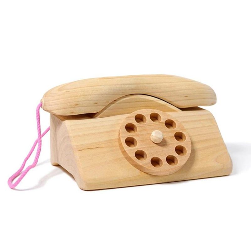 Pretend Play | Wooden Telephone Pretend Play Pretend Play