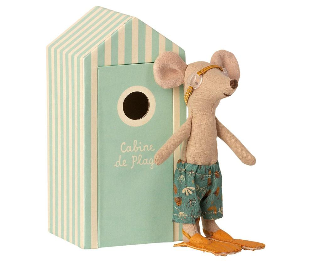 Dolls & Dollhouses | Big Brother Mouse In A “Cabin De Plage” Cabana Dolls & Dollhouses Dolls & Dollhouses