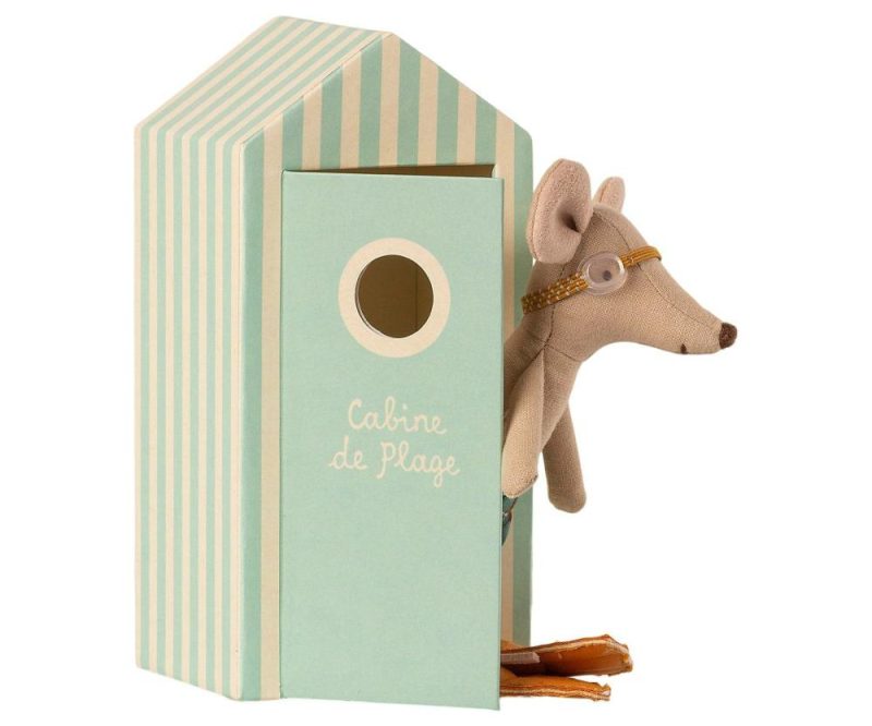 Dolls & Dollhouses | Big Brother Mouse In A “Cabin De Plage” Cabana Dolls & Dollhouses Dolls & Dollhouses