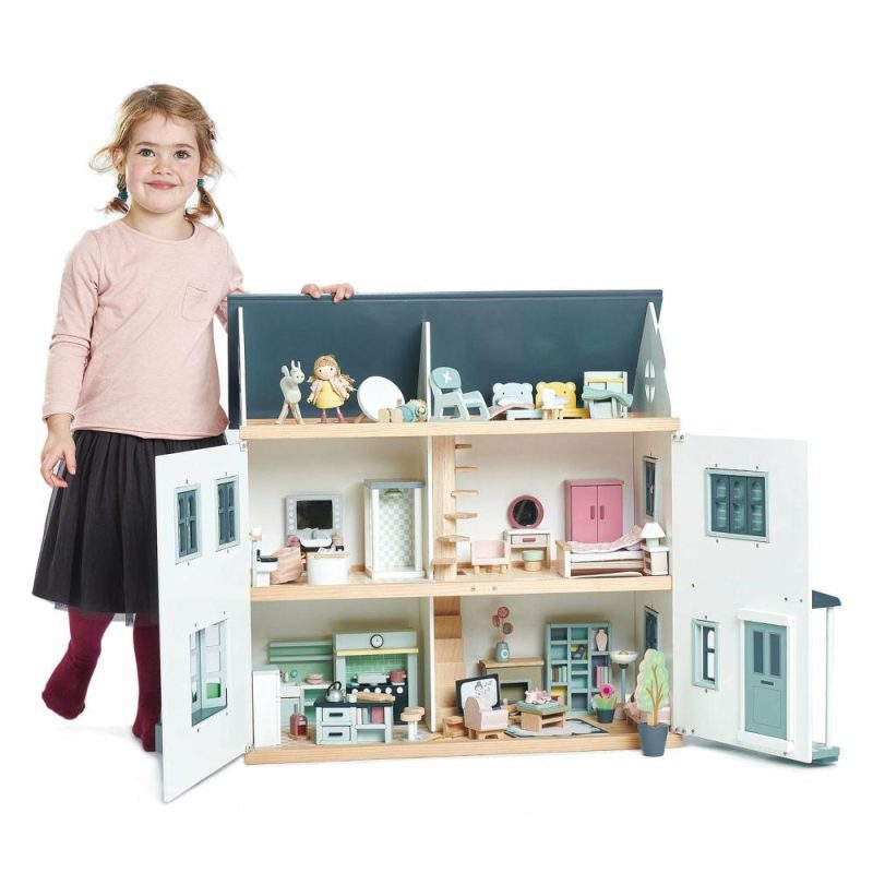 Dolls & Dollhouses | Dovetail House Wooden Dollhouse Dolls & Dollhouses Dolls & Dollhouses