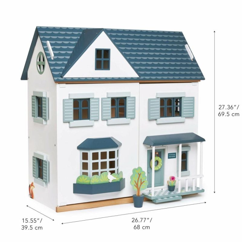 Dolls & Dollhouses | Dovetail House Wooden Dollhouse Dolls & Dollhouses Dolls & Dollhouses