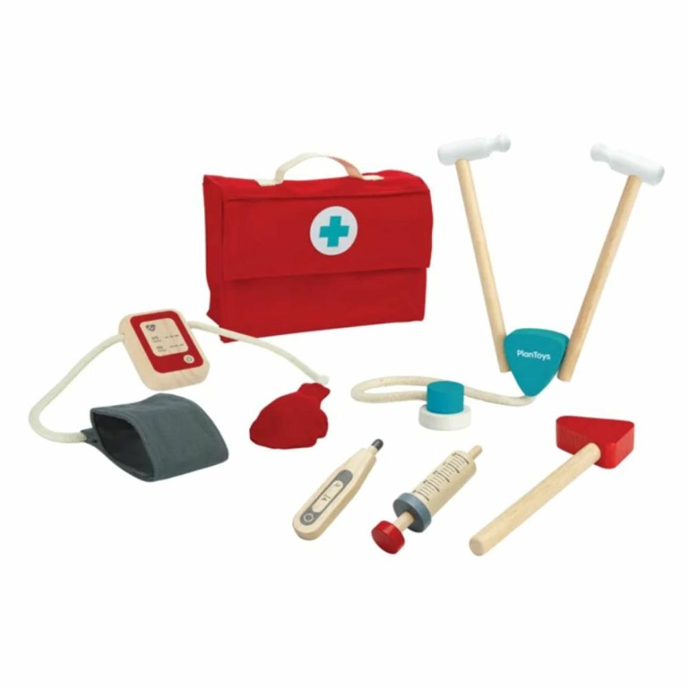 Pretend Play | Wooden Doctor’S Kit Pretend Play Pretend Play