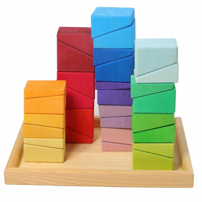 Waldorf Essentials | Wooden Sloping Blocks Waldorf Essentials Waldorf Essentials