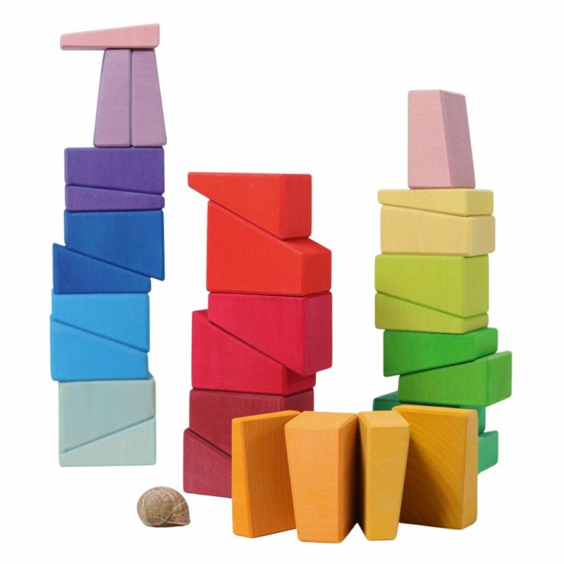 Waldorf Essentials | Wooden Sloping Blocks Waldorf Essentials Waldorf Essentials