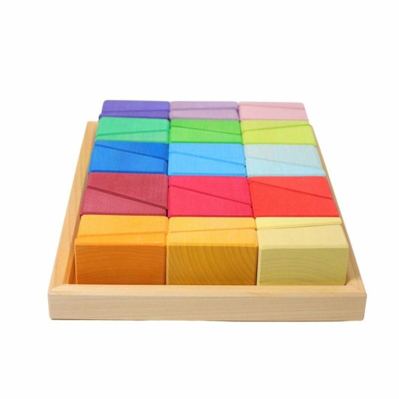 Waldorf Essentials | Wooden Sloping Blocks Waldorf Essentials Waldorf Essentials